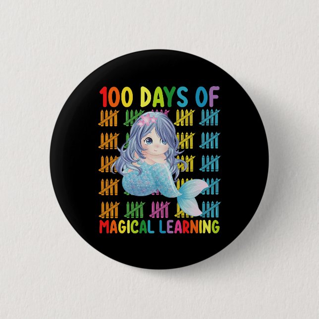 100 dagar av magiskt lärande Sirenskolan Knapp (Framsida)