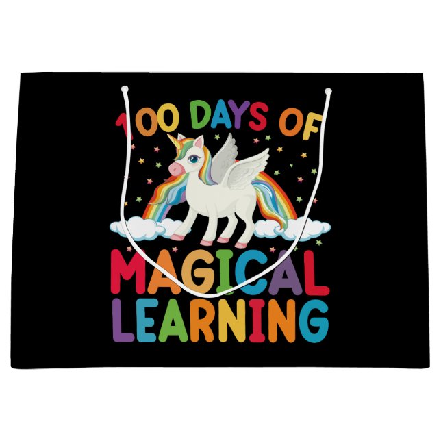 100 dagar av magiskt lärande Skolans enhörningsfli (Framsidan)