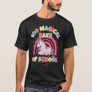 100 dagar av regnbåge för magiskt lärande 100 D T Shirt
