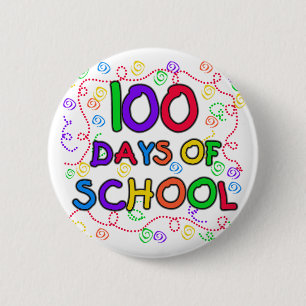 100 dagar av School konfettiar Knapp