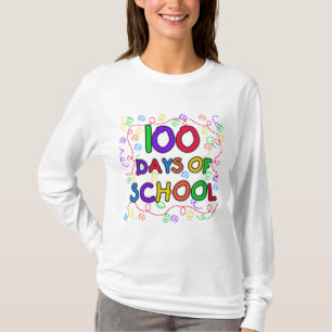 100 dagar av School konfettiTshirts och gåvor T Shirt