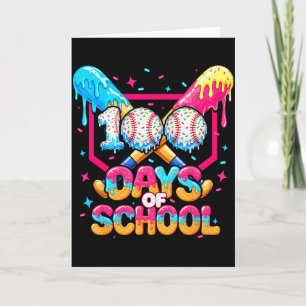 100 dagar av skol isglass basebollspelare för K Kort