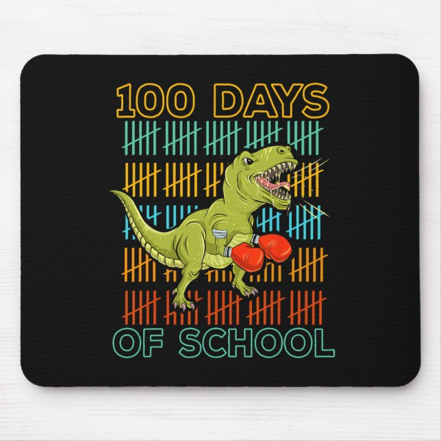 100 dagar av skolan 2025 Dinosaurieboxning Mma Mar Musmatta (Framsidan)