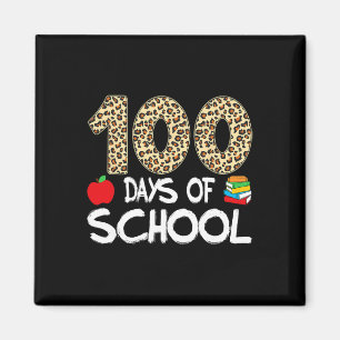 100 dagar av skolan lärare leopard 100: e dagen av magnet