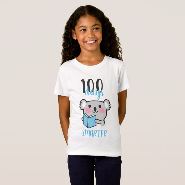 100. dagar av skolar koalaen t shirt (Hel framsida)