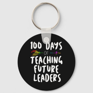100 dagar av skoldesigngåva för lärare i undervisn nyckelring