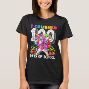 100 dagar av skoldovdar i Unicorn-gåva T Shirt