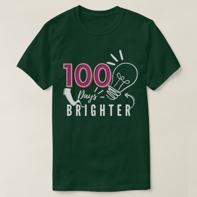 100 dagar Brighter 15 T Shirt (Design framsida)