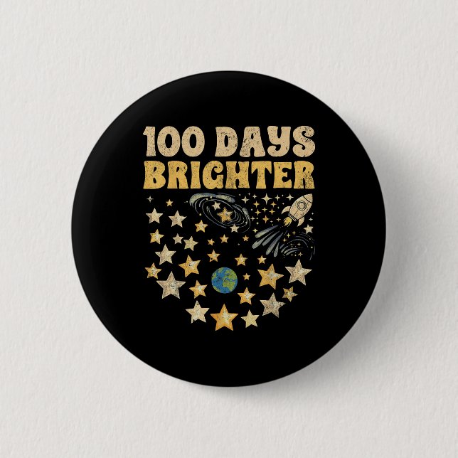 100 dagar Brighter Kids 100-dagarsdag i skolstadie Knapp (Framsida)