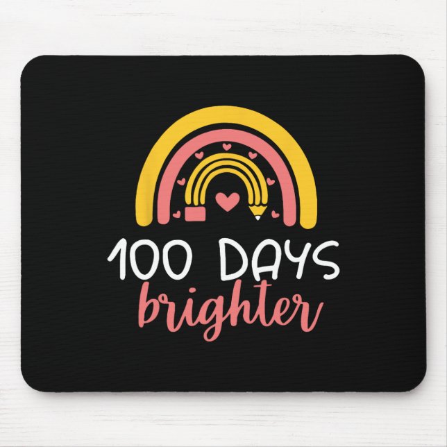 100 dagar Brighter Rainbow Teacher Girl 100 Dag O Musmatta (Framsidan)