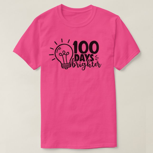 100 dagar Brighter Shirt Classic TShirt T (Design framsida)