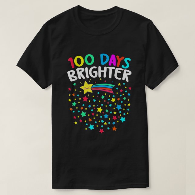 100 dagar Brighter Stars T Shirt (Design framsida)