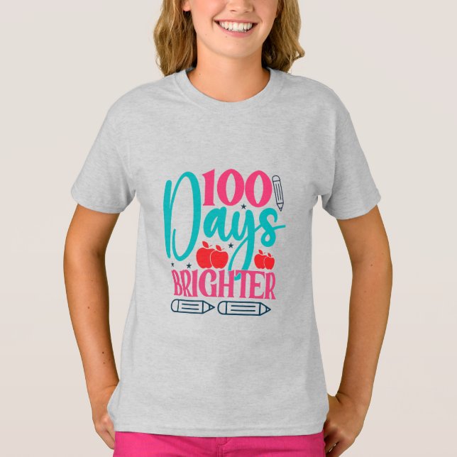 100 dagar Brighter T Shirt (Framsida)