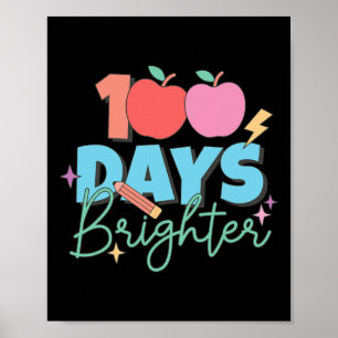 100 dagar Bristare 100-årsdagen av Student Teac Poster
