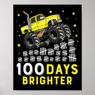 100 dagar Bristare Monster Lastbil 100 skoldagar Poster