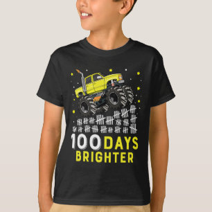 100 dagar Bristare Monster Lastbil 100 skoldagar T Shirt