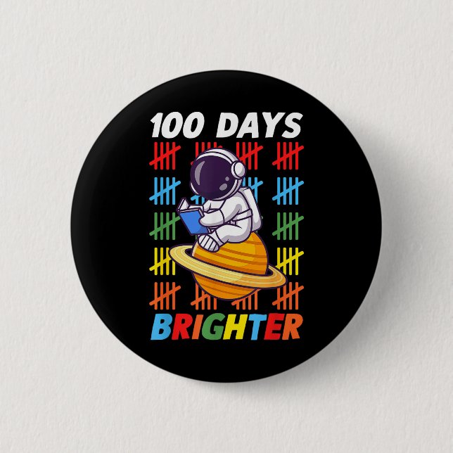 100 dagar Brixare Space Astronaut 100: e dagen av Knapp (Framsida)