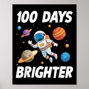 100 dagar Brixare Space Astronaut 100: e dagen av Poster