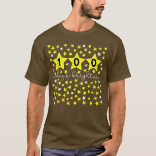 100 dagar Brixare Stars 100-dagarsdag i skolstadie T Shirt