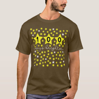 100 dagar Brixare Stars 100-dagarsdag i skolstadie T Shirt