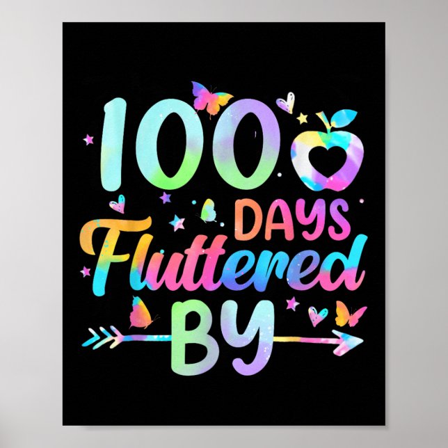 100 dagar efter - 100 skoldagar poster (Framsidan)
