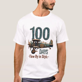 100 dagar efter fiskeflotta i Stil T Shirt