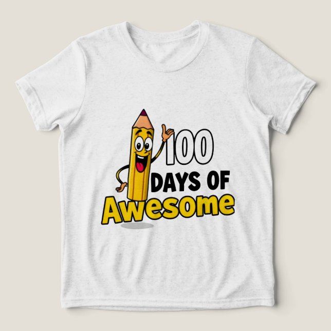 100 dagar Fantastisk T-Shirt (Design Framsida)