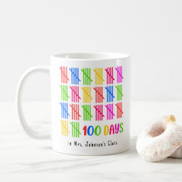 100 dagar färglöst färgmärke kaffemugg