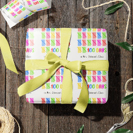 100 dagar färglöst färgmärke presentpapper