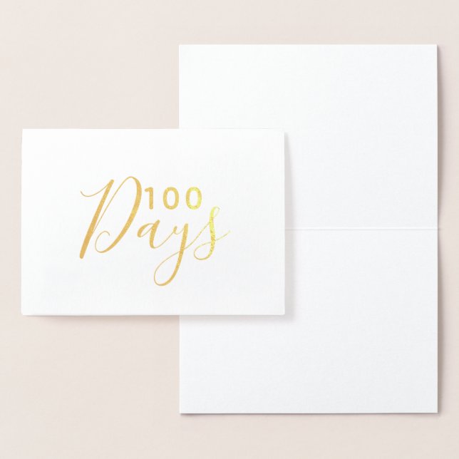100 dagar folierat kort (Display)