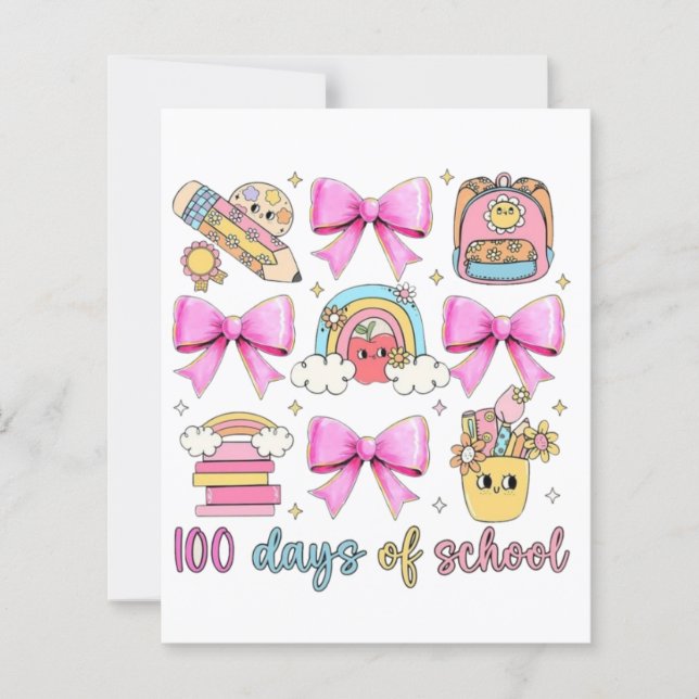 🌈 🎀 100 dagar för 🎉 📚 (Framsida)