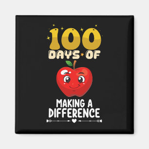100 dagar för att göra skillnad Apple Magnet