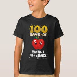 100 dagar för att göra skillnad Apple T Shirt