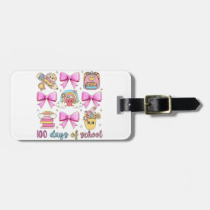 🌈 🎀 100 dagar för 🎉 📚 bagagebricka