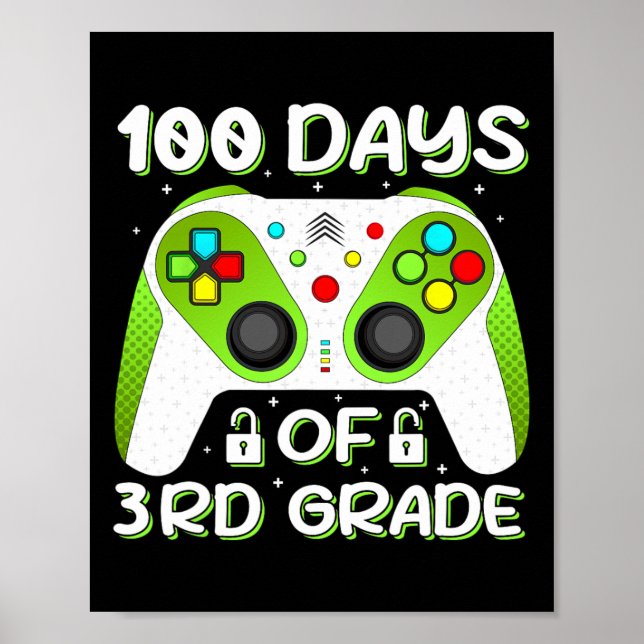 100 dagar för bildspel för tredje Klass i Student  Poster (Framsidan)