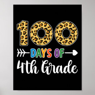 100 dagar för den 100:e klass-läraren student poster