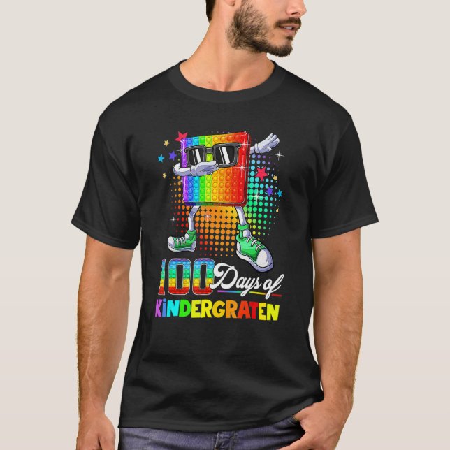 100 dagar för förskolelärare barn 100:e t shirt (Framsida)