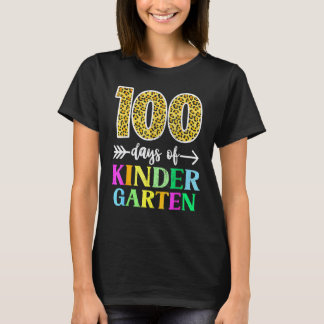 100 dagar för förskolelärare Leopard 10 T Shirt