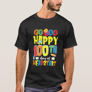 100 dagar för Headstart School Studenter Lärare K T Shirt