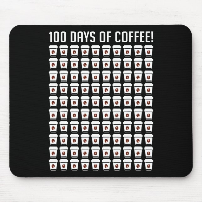 100 dagar för kaffelärare, 100 dagar musmatta (Framsidan)