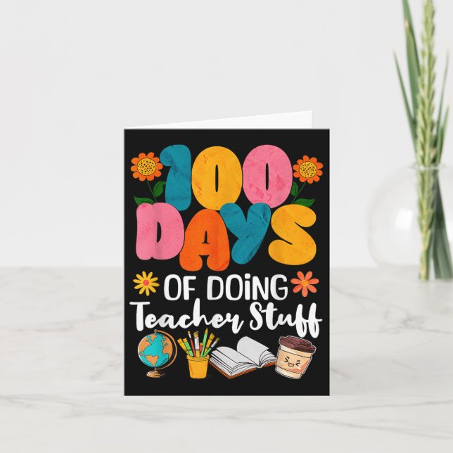 100 dagar för lärare i Saker 100 dagar Kort (Framsida)