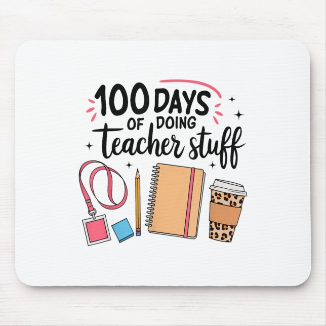 100 dagar för lärare i Saker Lycklig 100 dagar Musmatta (Framsidan)