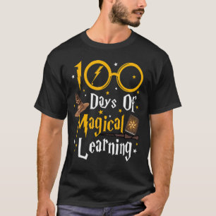 100 dagar för magiska lärarlärare Studenter Kids T Shirt