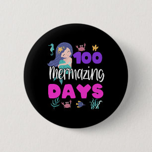 100 dagar för Sjöjungfru av skolelever, Cute Teach Knapp