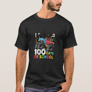 100 dagar för skolan Dinosaur T-Shirt - Lustigt Te