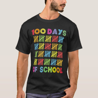 100 dagar för skolbarn, 100 dagar för skolstuster t shirt