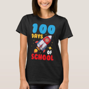 100 dagar för skolbarn 100 skoldagar t shirt