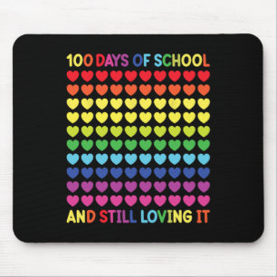 100 dagar för skolCute Heart-lärare och -barn Musmatta