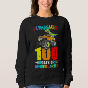 100 dagar för skoldoktor Monster Lastbil kinderga T Shirt