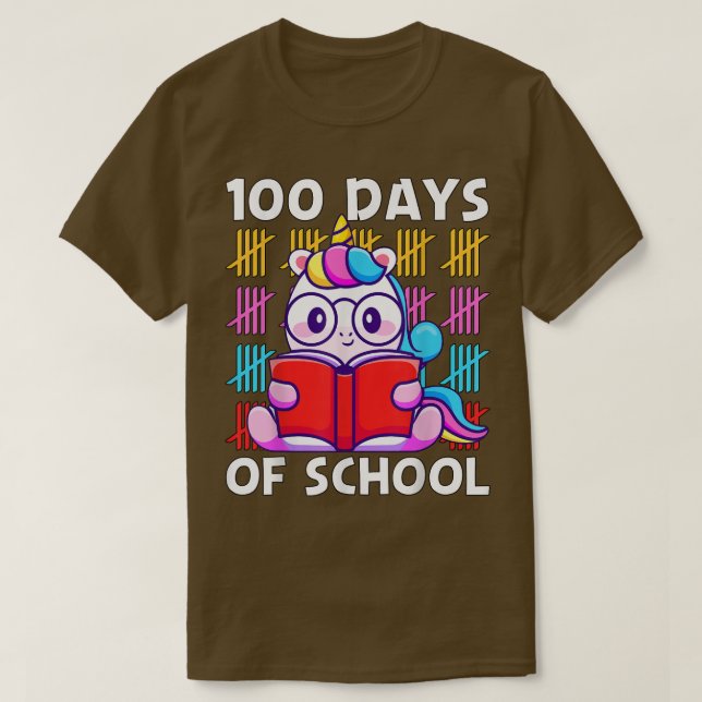 100 dagar för skolenmajs - 100 dagar i skolan T Shirt (Design framsida)